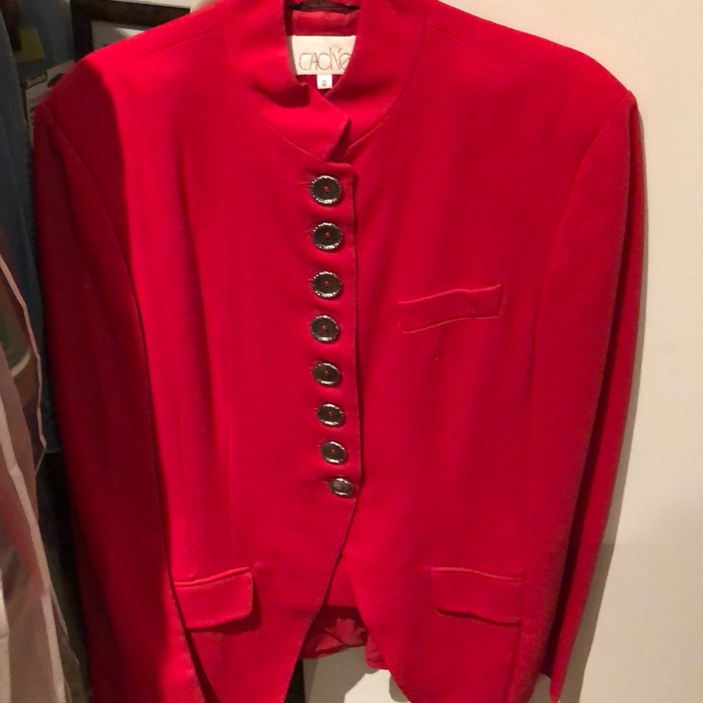 Valentines red pencil skirt and jacket set